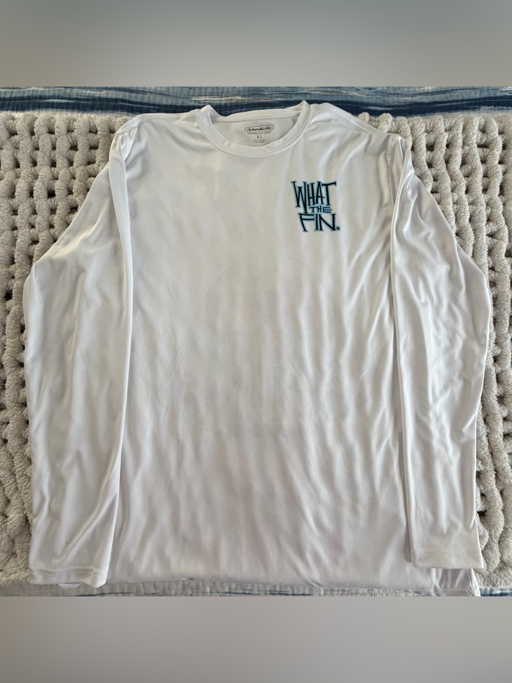 Men's Long Sleeve Performance Tee - White